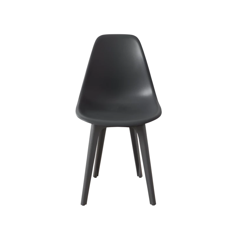 DERSTUHL Комплект стульев пластиковых 4 шт Plast Dark Grey Eames (изображение №3)