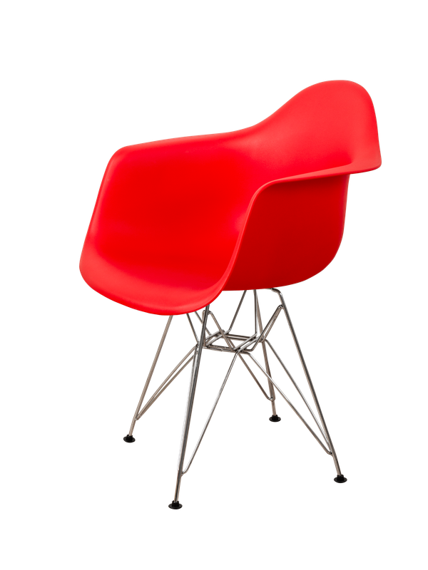 DERSTUHL Комплект стульев пластиковых 2 шт Chrom Eames