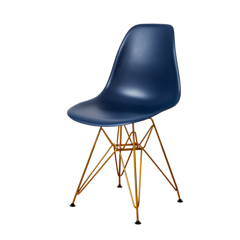 DERSTUHL Комплект стульев пластиковых 4 шт Gold Eames