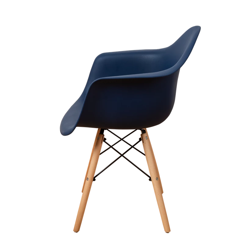 DERSTUHL Комплект стульев пластиковых 2 шт Wood Eames (изображение №4)
