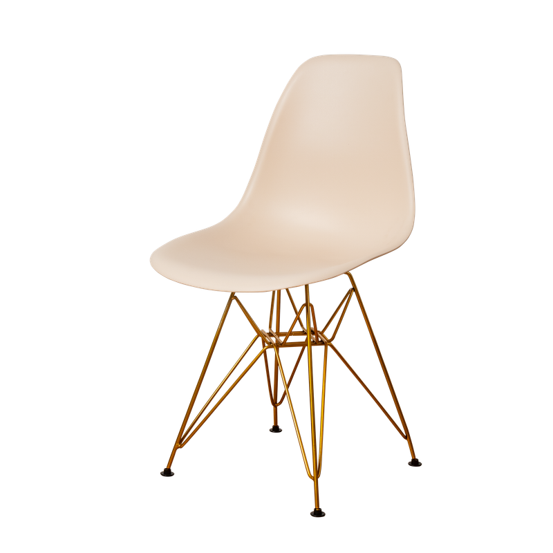 DERSTUHL Комплект стульев пластиковых 2 шт Gold Eames