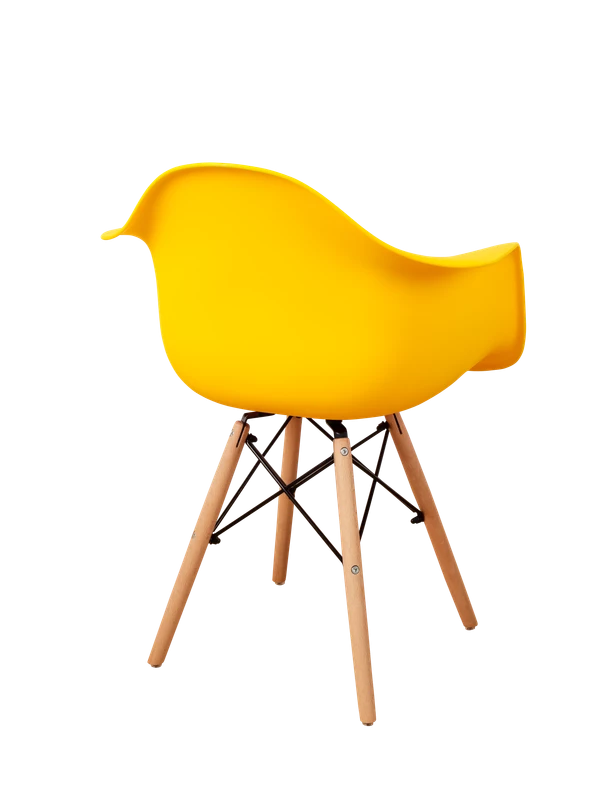 DERSTUHL Комплект стульев пластиковых 2 шт Wood Eames (изображение №5)