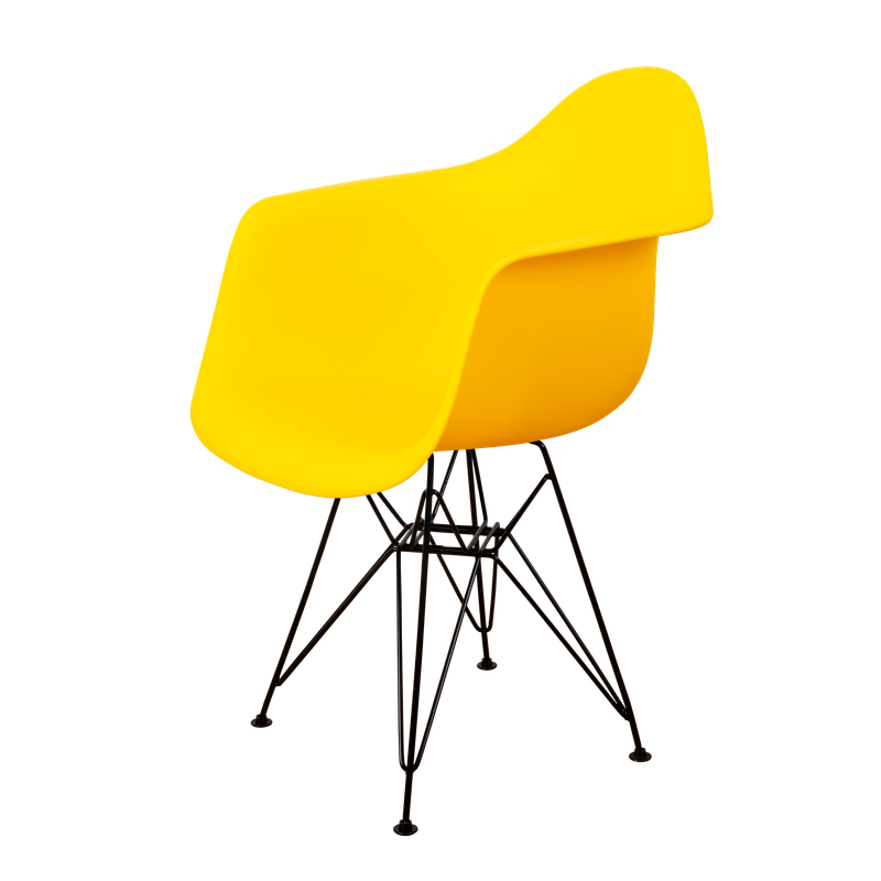DERSTUHL Стул-кресло из пластика Black Eames
