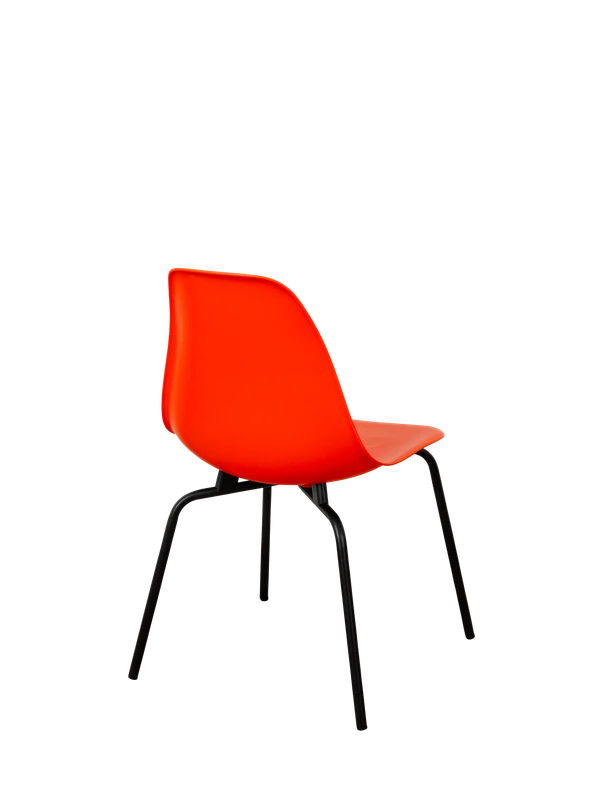 DERSTUHL Комплект стульев пластиковых 4 шт Elegant Black Eames (изображение №5)