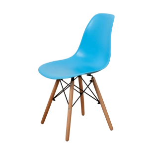 DERSTUHL Комплект стульев пластиковых 4 шт Wood Eames