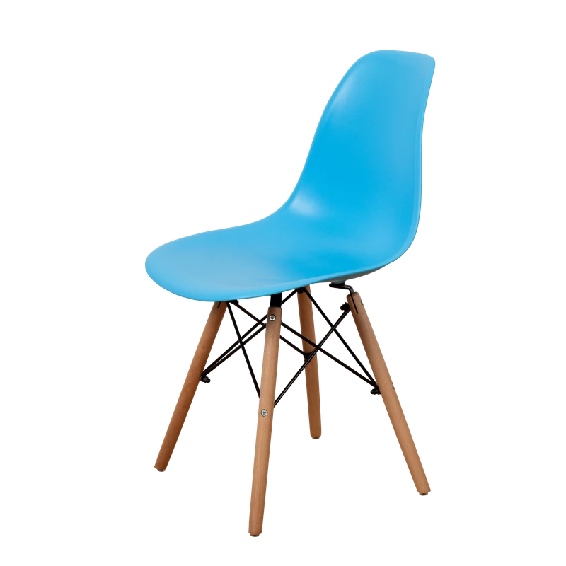 DERSTUHL Комплект стульев пластиковых 4 шт Wood Eames (изображение №1)