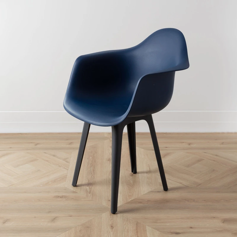 DERSTUHL Комплект стульев пластиковых 2 шт Plast Dark Grey Eames (изображение №6)