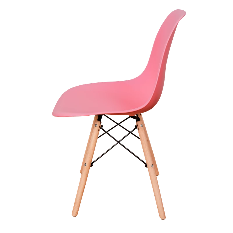 DERSTUHL Комплект стульев пластиковых 4 шт Wood Eames (изображение №4)