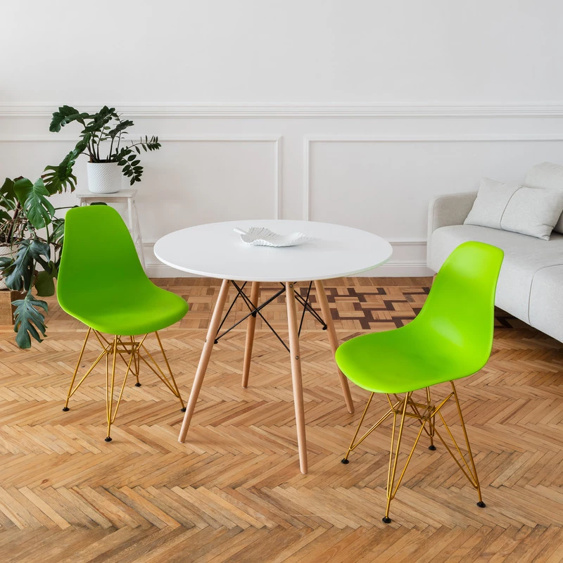 DERSTUHL Комплект стульев пластиковых 2 шт Gold Eames (изображение №2)