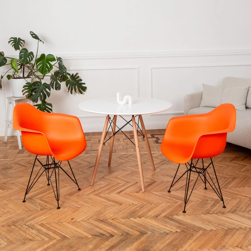 DERSTUHL Комплект стульев пластиковых 2 шт Black Eames (изображение №2)