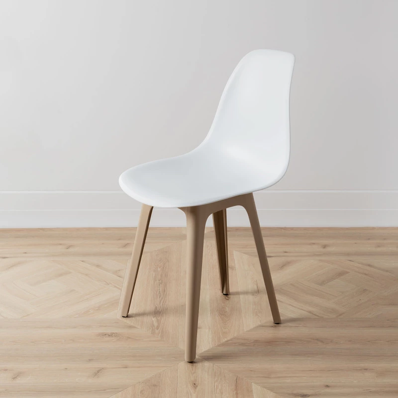 DERSTUHL Комплект стульев пластиковых 4 шт Plast Dark Beige Eames (изображение №6)