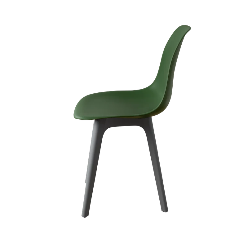 DERSTUHL Комплект стульев пластиковых 4 шт Plast Grey Eames (изображение №4)