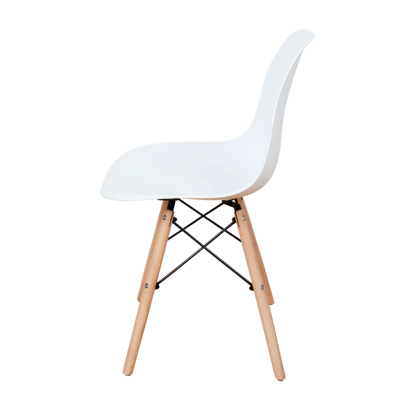 DERSTUHL Комплект стульев пластиковых 4 шт Wood Eames (изображение №4)