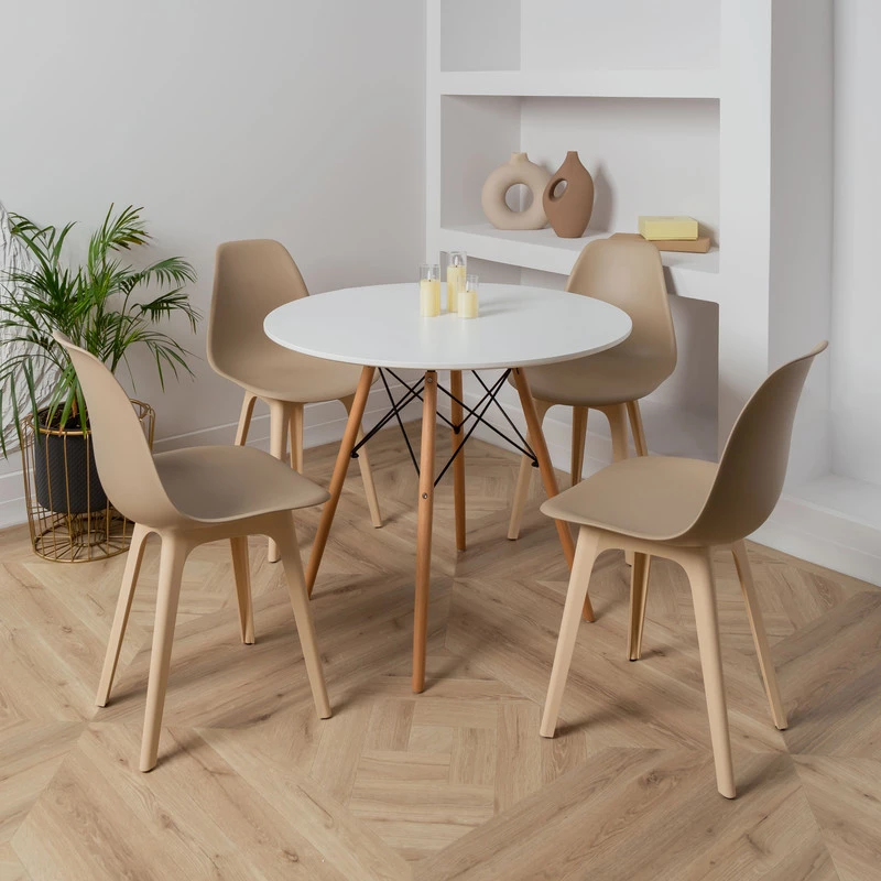 DERSTUHL Стул пластиковый Plast Beige Eames (изображение №2)