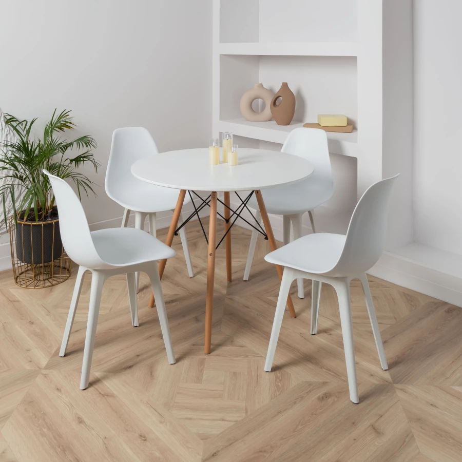 DERSTUHL Стул пластиковый Plast White Eames (изображение №2)