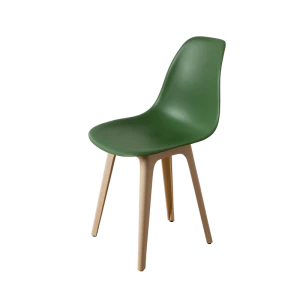 DERSTUHL Комплект стульев пластиковых 4 шт Plast Beige Eames