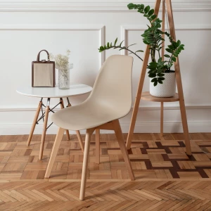 Второе фото. DERSTUHL Комплект стульев пластиковых 4 шт Grand Wood Eames