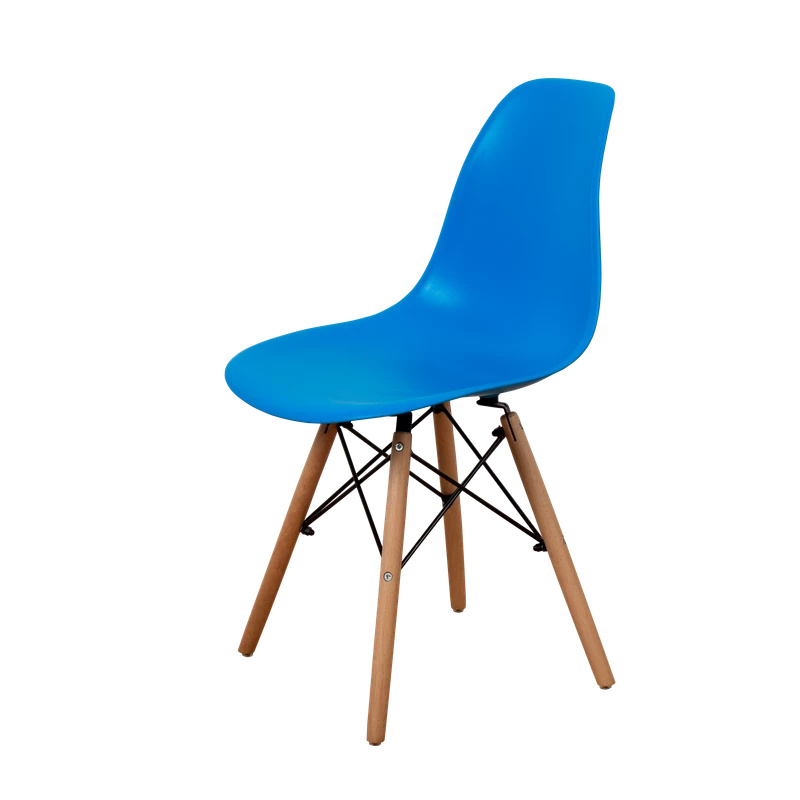 DERSTUHL Комплект стульев пластиковых 4 шт Wood Eames (изображение №1)