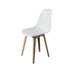DERSTUHL Комплект стульев пластиковых 4 шт Plast Dark Beige Eames