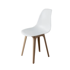 DERSTUHL Комплект стульев пластиковых 4 шт Plast Dark Beige Eames