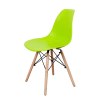 DERSTUHL Комплект стульев пластиковых 4 шт Wood Eames