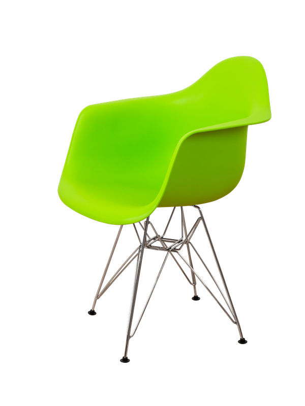 DERSTUHL Комплект стульев пластиковых 4 шт Chrom Eames
