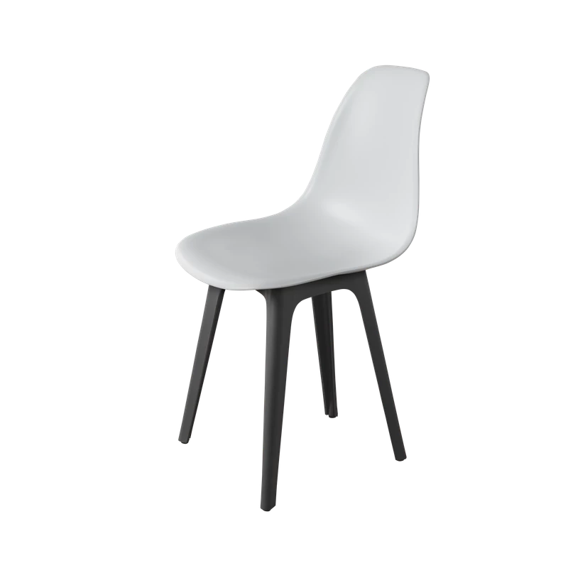 DERSTUHL Стул пластиковый Plast Dark Grey Eames (изображение №1)