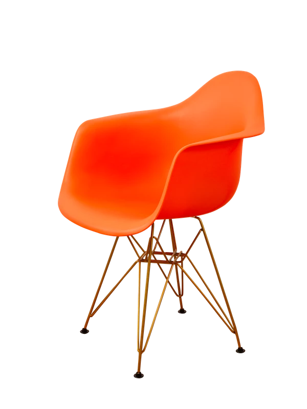 DERSTUHL Комплект стульев пластиковых 4 шт Gold Eames (изображение №1)