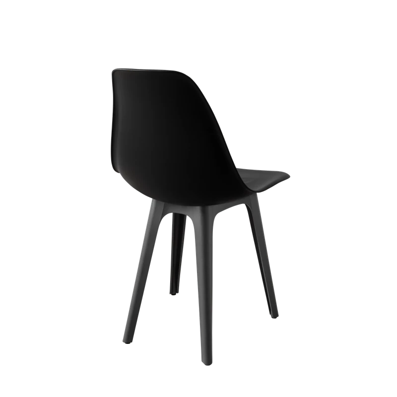 DERSTUHL Комплект стульев пластиковых 4 шт Plast Dark Grey Eames (изображение №5)