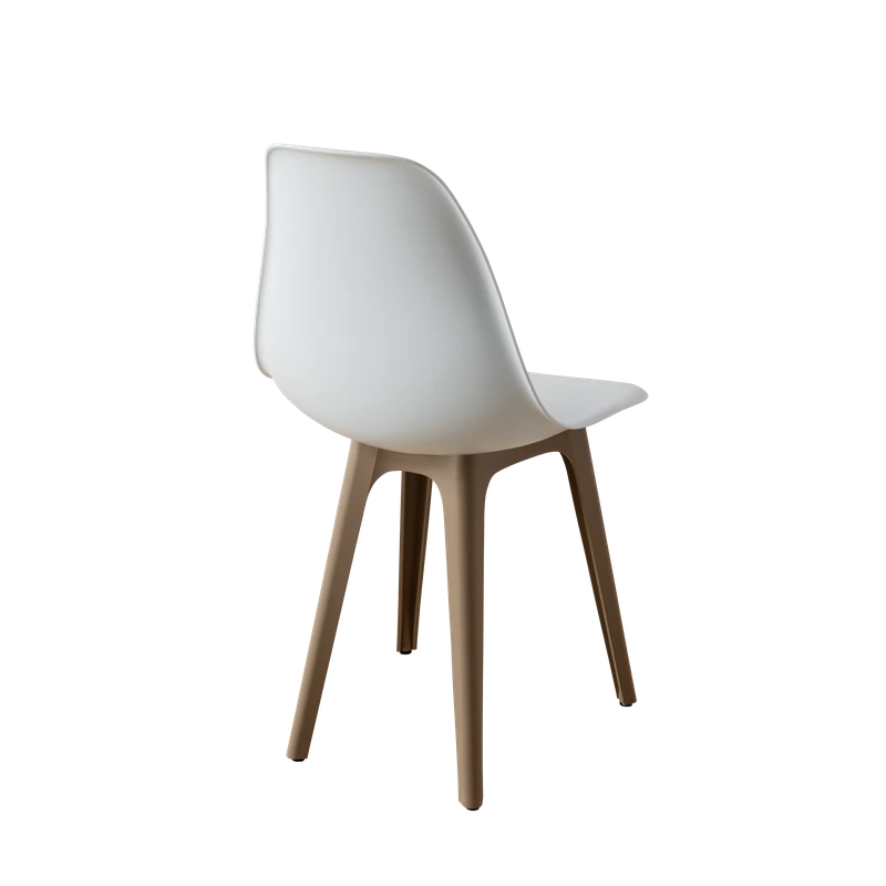 DERSTUHL Комплект стульев пластиковых 4 шт Plast Dark Beige Eames (изображение №5)