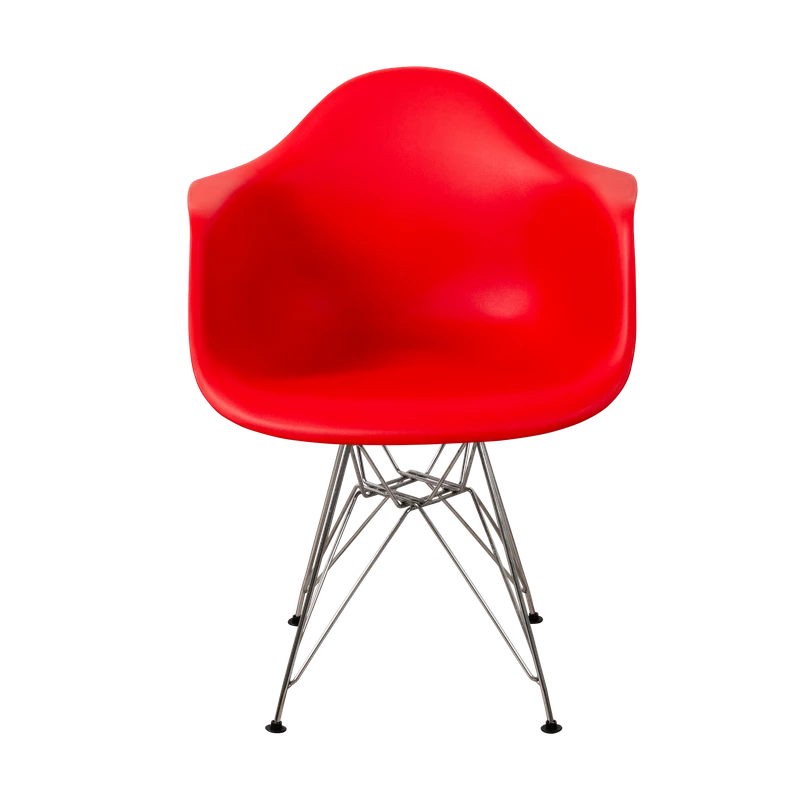DERSTUHL Комплект стульев пластиковых 2 шт Chrom Eames (изображение №3)