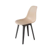 DERSTUHL Комплект стульев пластиковых 4 шт Plast Dark Grey Eames