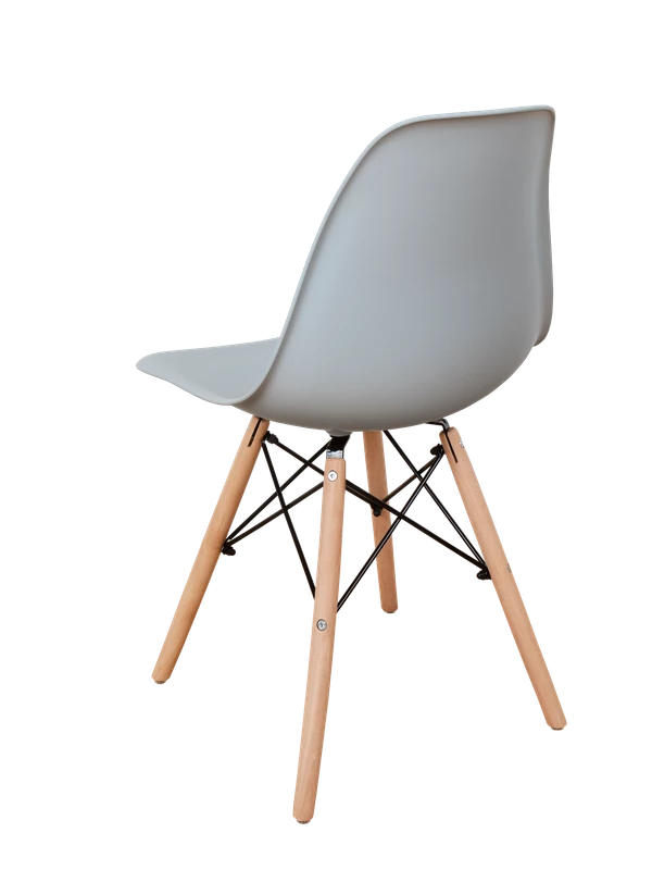 DERSTUHL Комплект стульев пластиковых 4 шт Wood Eames (изображение №5)