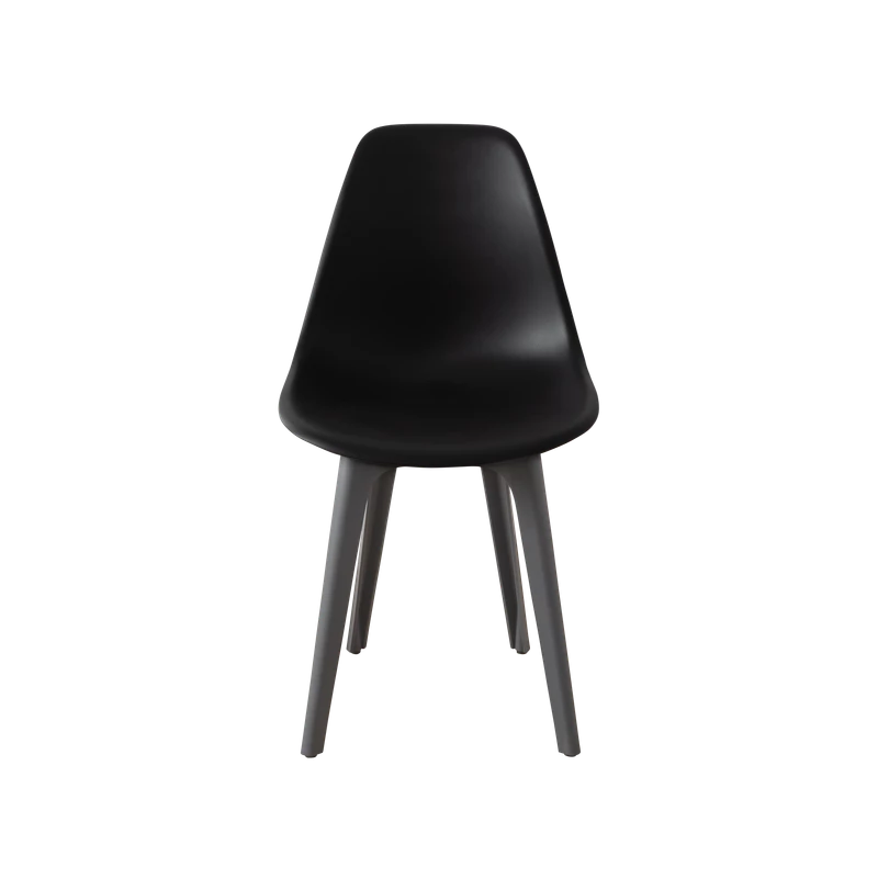 DERSTUHL Комплект стульев пластиковых 4 шт Plast Dark Grey Eames (изображение №3)