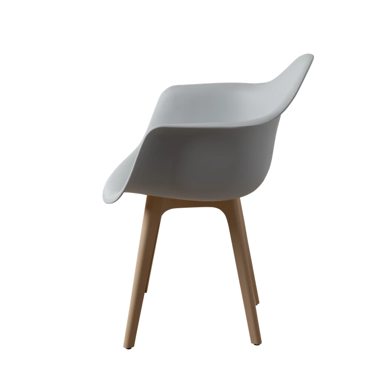 DERSTUHL Стул-кресло из пластика Plast Dark Beige Eames (изображение №4)