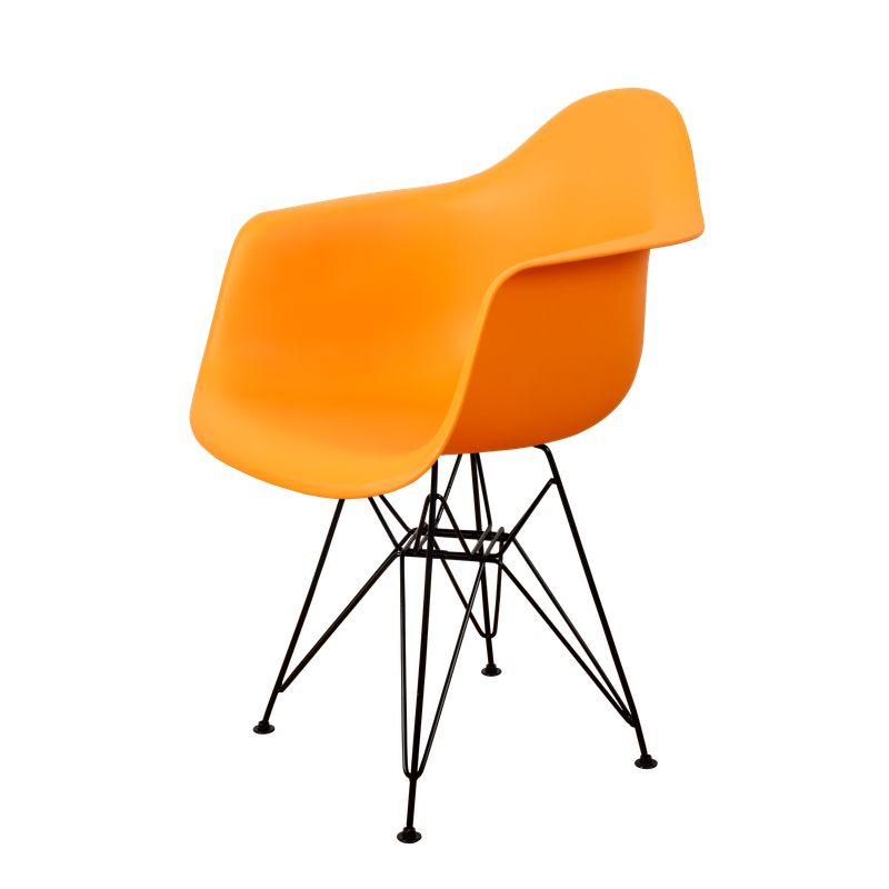 DERSTUHL Стул-кресло из пластика Black Eames