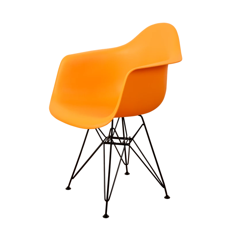 DERSTUHL Стул-кресло из пластика Black Eames (изображение №1)