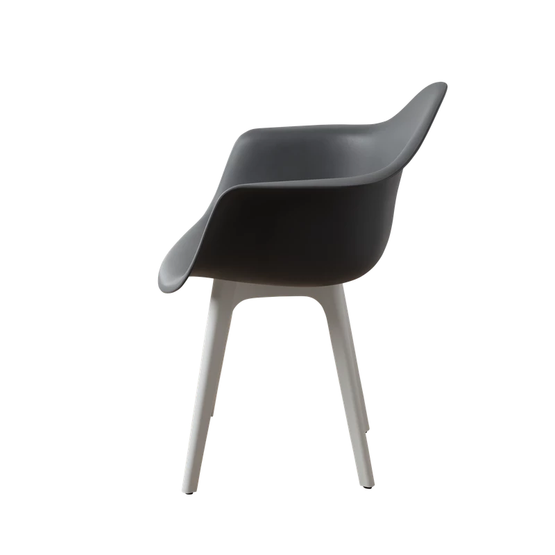 DERSTUHL Комплект стульев пластиковых 4 шт Plast White Eames (изображение №4)