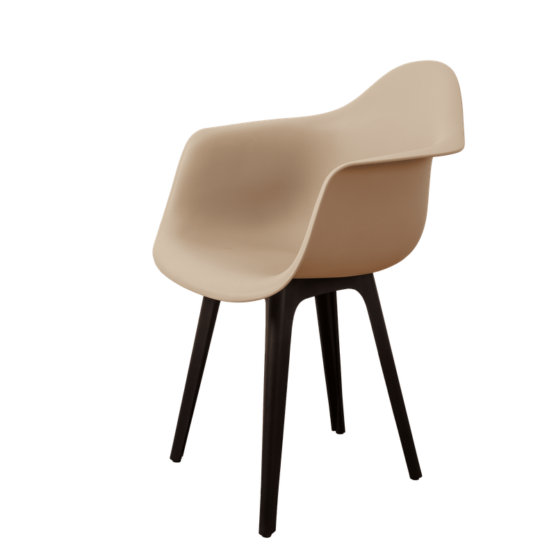 DERSTUHL Комплект стульев пластиковых 4 шт Plast Eames
