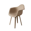 DERSTUHL Комплект стульев пластиковых 2 шт Plast Dark Beige Eames