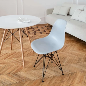 Второе фото. DERSTUHL Комплект стульев пластиковых 2 шт Black Eames