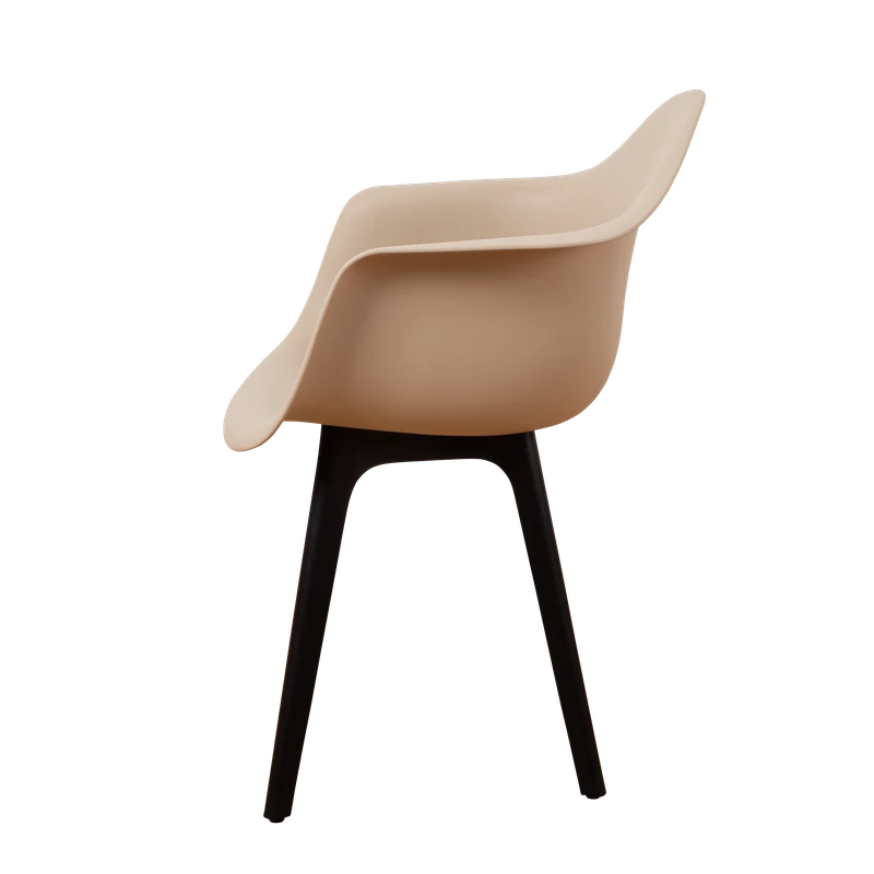 DERSTUHL Комплект стульев пластиковых 4 шт Plast Eames (изображение №5)