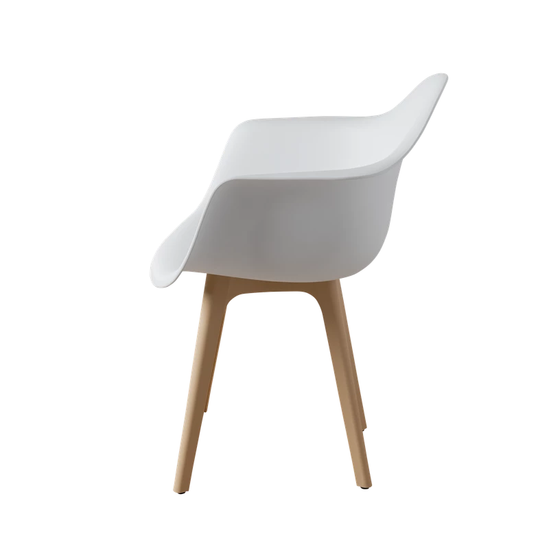 DERSTUHL Стул-кресло из пластика Plast Beige Eames (изображение №4)