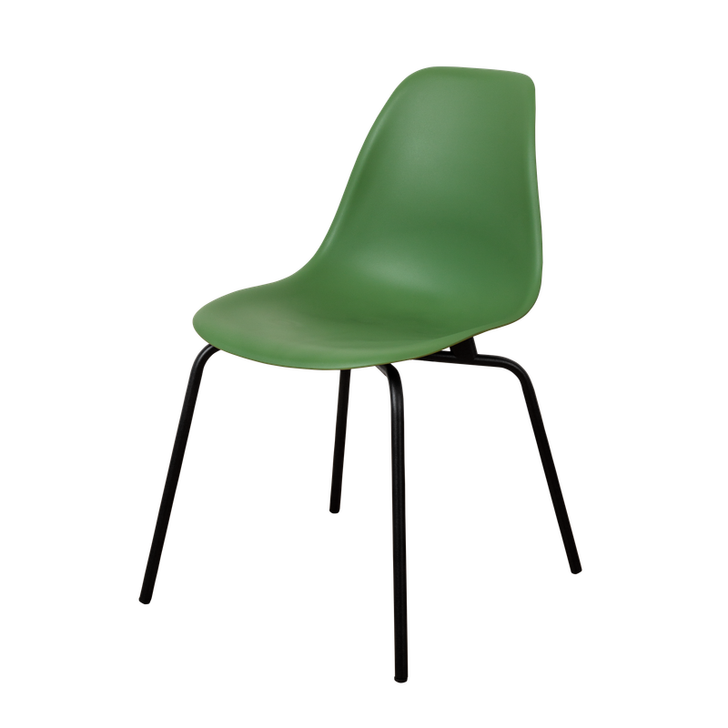 DERSTUHL Комплект стульев пластиковых 2 шт Elegant Black Eames