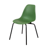 DERSTUHL Комплект стульев пластиковых 2 шт Elegant Black Eames