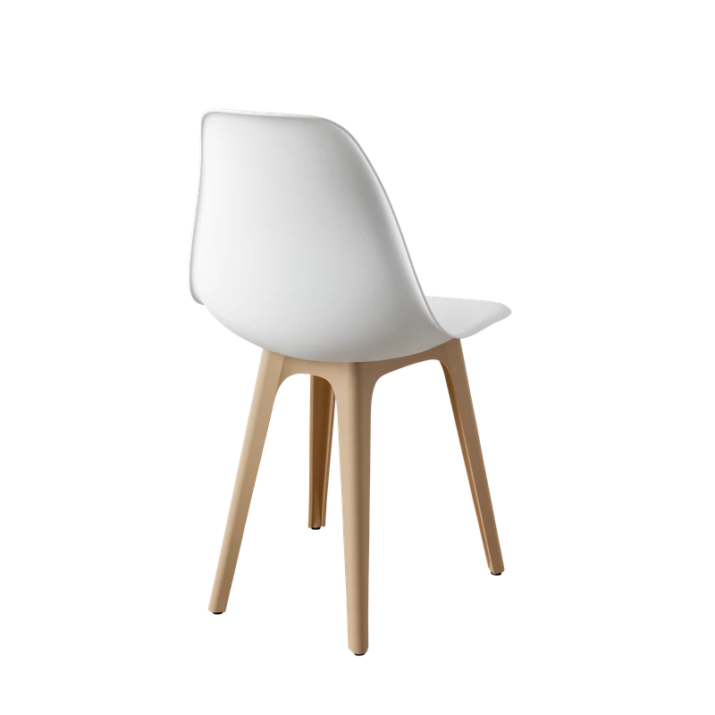 DERSTUHL Комплект стульев пластиковых 2 шт Plast Beige Eames (изображение №5)