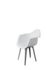 DERSTUHL Комплект стульев пластиковых 4 шт Plast Grey Eames
