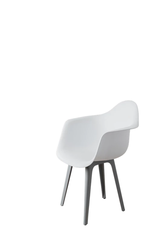 DERSTUHL Комплект стульев пластиковых 4 шт Plast Grey Eames (изображение №1)