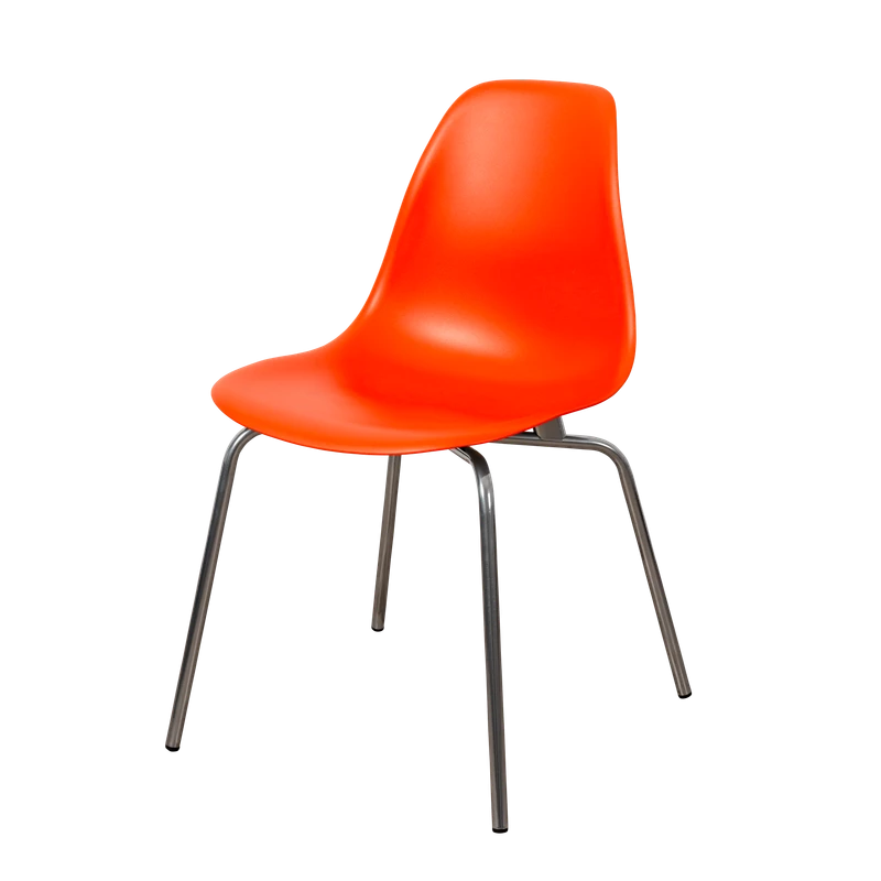 DERSTUHL Комплект стульев пластиковых 2 шт Elegant Chrom Eames (изображение №1)