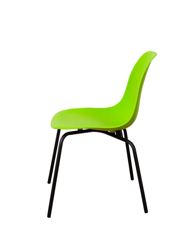 DERSTUHL Комплект стульев пластиковых 2 шт Elegant Black Eames (изображение №4)